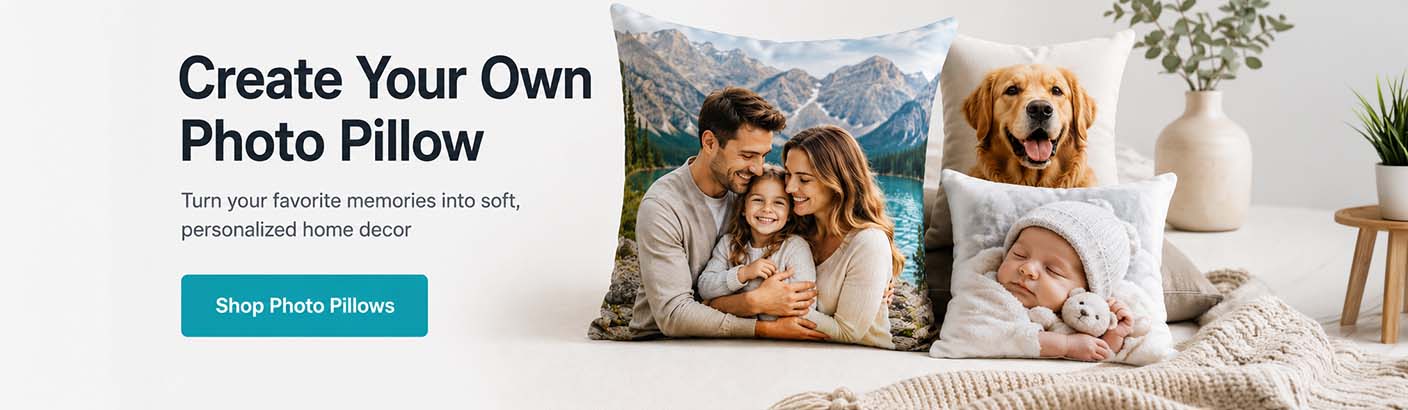 banner image - Photo pillow