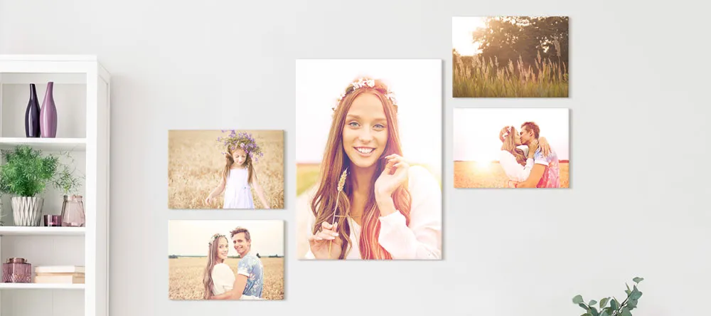Why our canvas prints are some of the best. Family photo shoot collage.