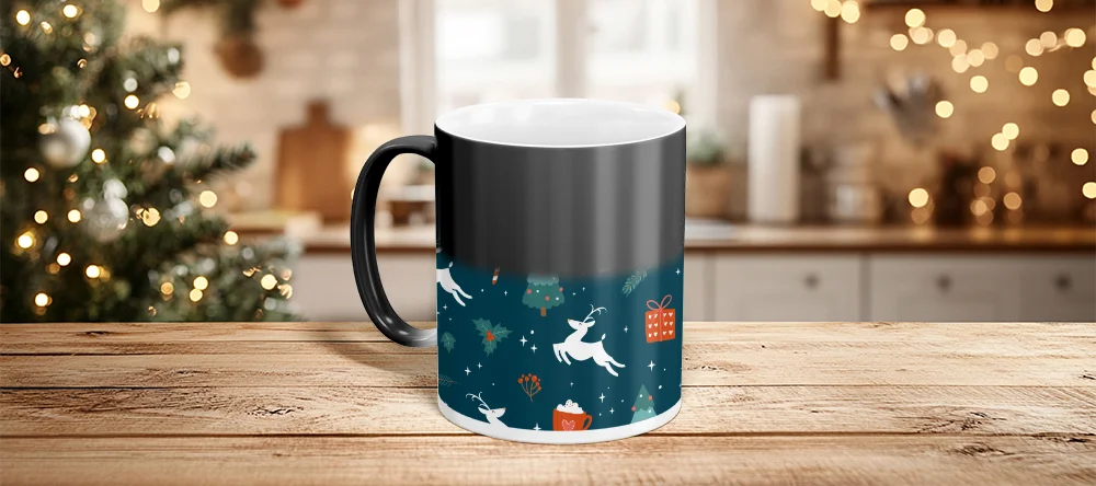 Christmas photo mug