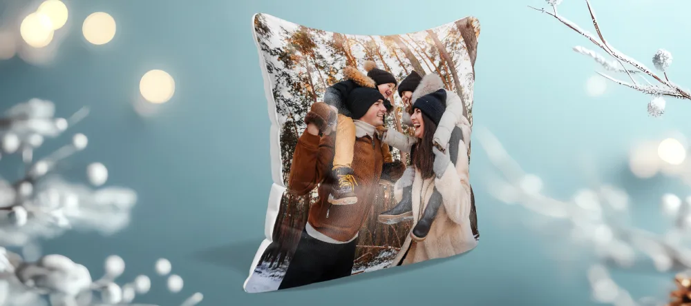custom pillows for winter