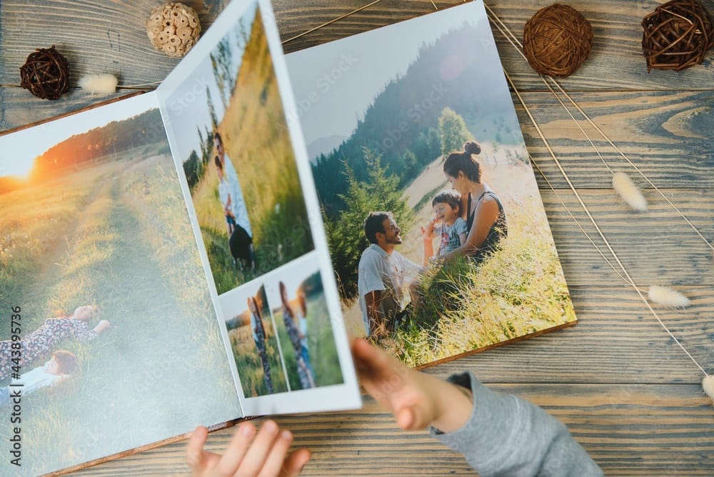 Custom family photo book as a meaningful and unique Mother’s Day gift