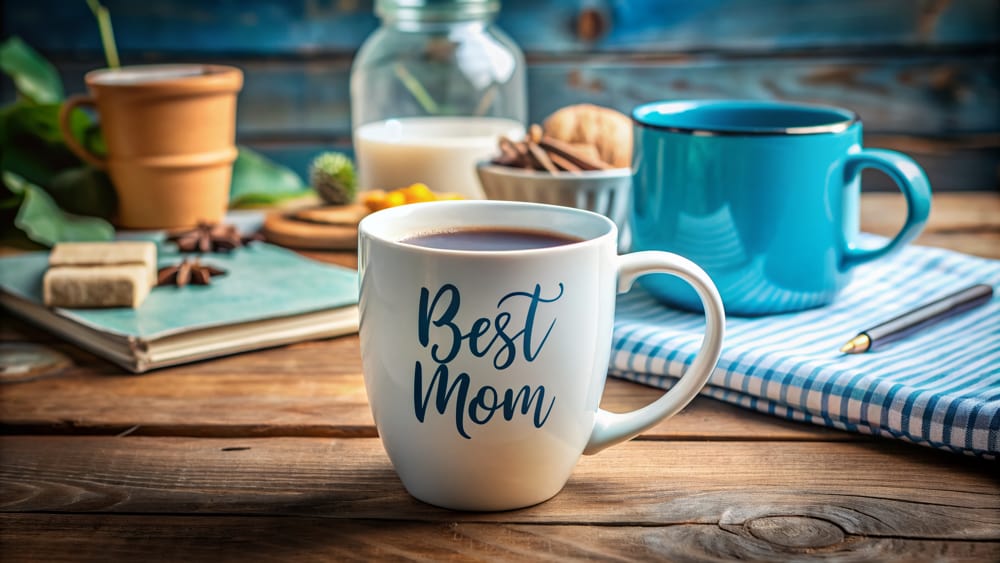 Personalized photo mug as a unique and practical Mother’s Day gift