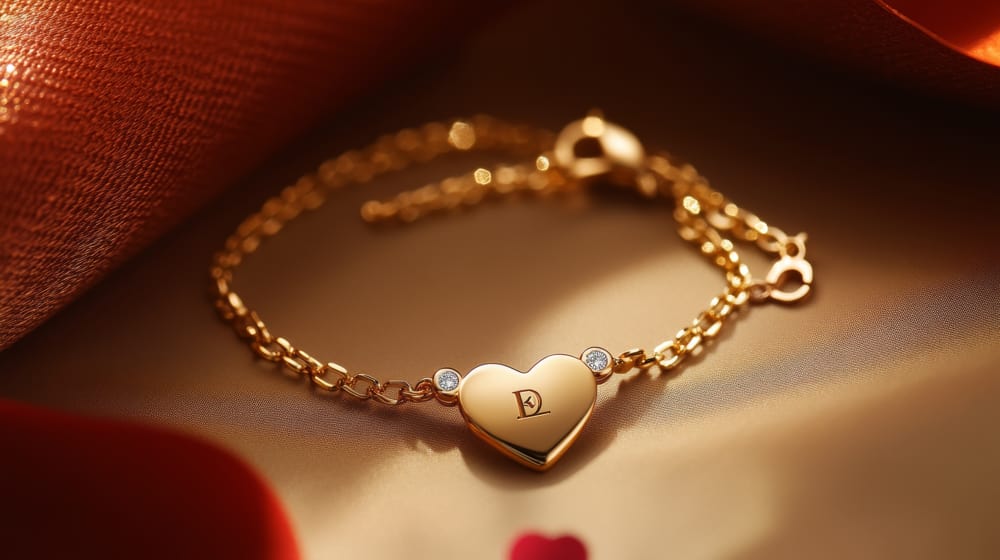 Customized engraved jewelry as a personalized anniversary gift