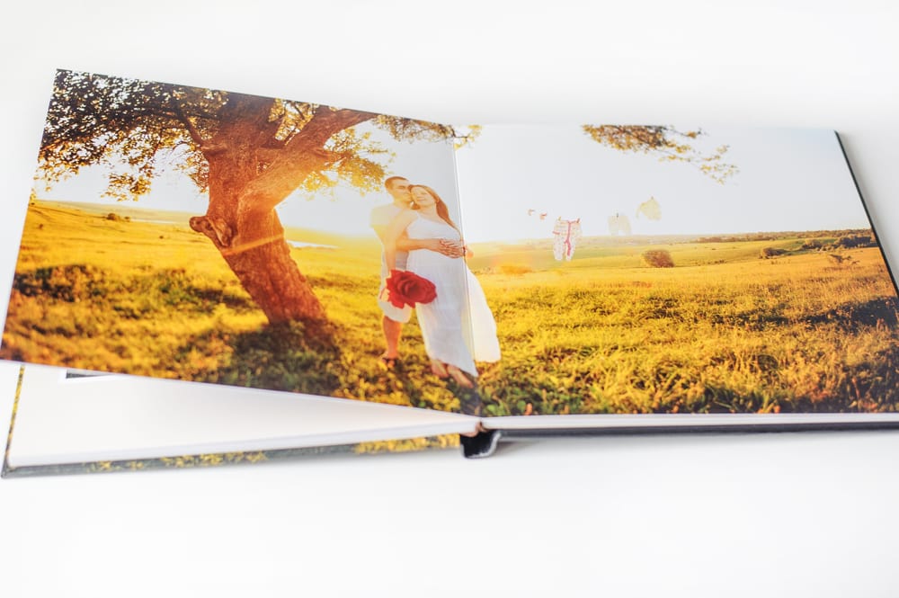 Custom photo book anniversary gift for parents