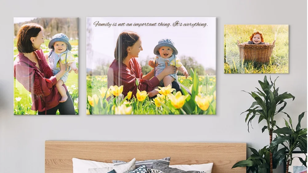 Different design tips for quote wall art, showcasing font pairing and color schemes