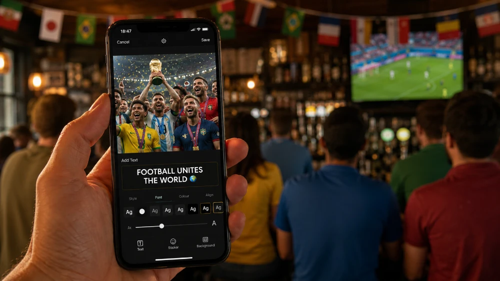Editing World Cup photos for printing