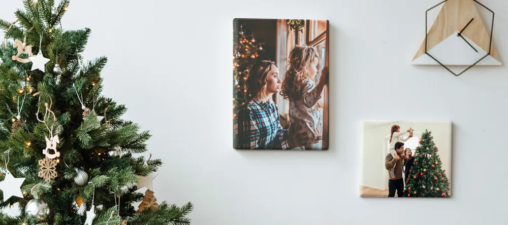 Photo Canvas for Christmas 2024. Photo canvas prints with animals.