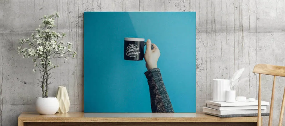 turning photos into acrylic prints coffee mug