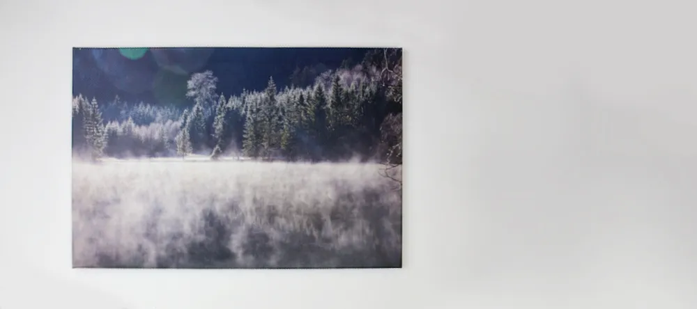 How to fix a ripped canvas. Fixed canvas print with sealed hole. 