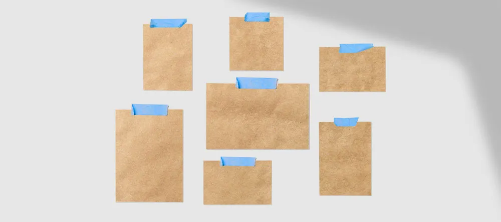 How to Make a Gallery Wall – Follow These 6 Steps. Marking out positions for photo gallery wall.