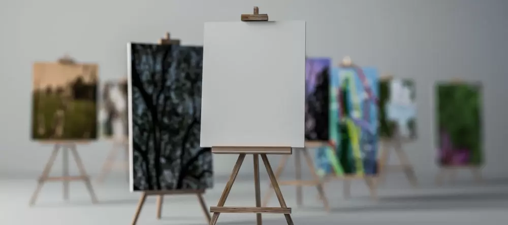 What is the difference between print and poster. Canvas on easels