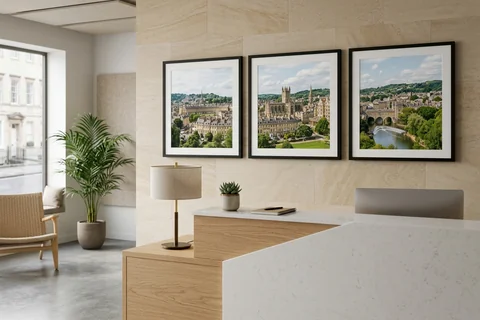 canvas set for a Bath office