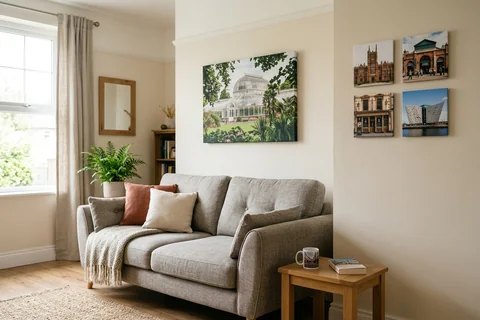 photo prints for a Belfast terrace