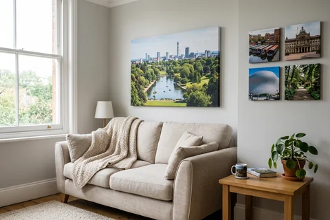 photo prints for a Birmingham semi