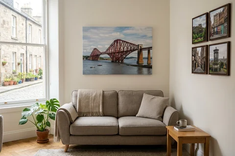 photo prints for a tenement flat in Edinburgh