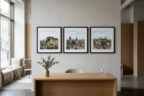 canvas set for an Edinburgh office