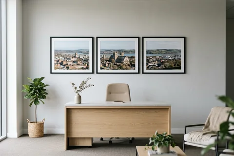 canvas set for an Exeter office
