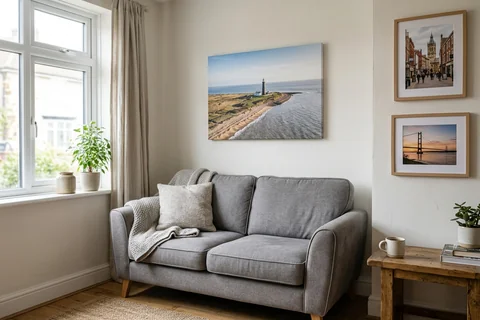 online photo printing hull – canvas and framed prints in a Hull living room