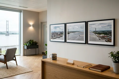 canvas set for a Hull office
