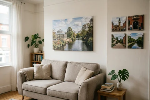 photo prints for a Leicester terrace