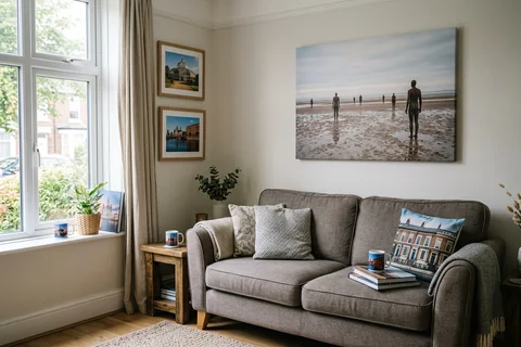 online photo printing liverpool – canvas and framed prints in a Liverpool living room