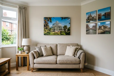 photo prints for a Liverpool terrace
