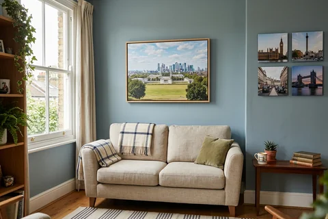 photo prints for a rented London flat