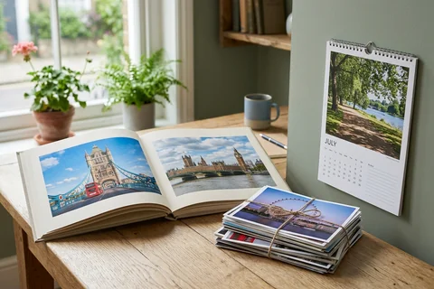 London skyline photo book