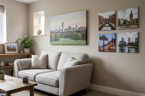 photo prints for a Manchester terrace