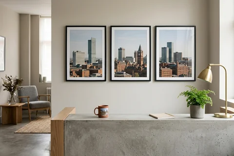 canvas set for a Manchester office