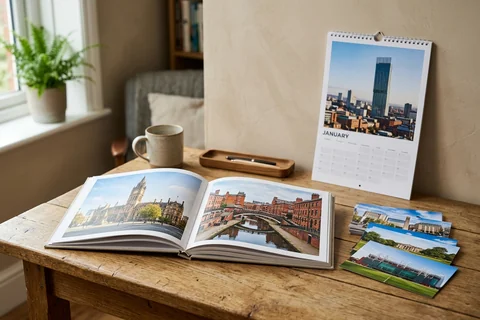 Manchester skyline photo book