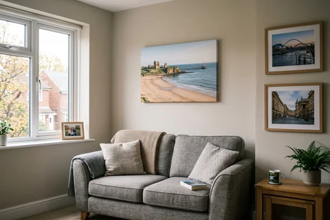 online photo printing newcastle – canvas and framed prints in a Newcastle living room