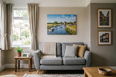 online photo printing norwich – canvas and framed prints in a Norwich living room