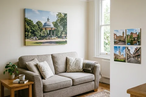 photo prints for a Norwich terrace