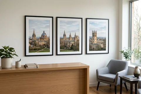 canvas set for an Oxford office
