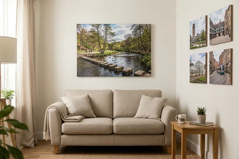 photo prints for a Sheffield terrace