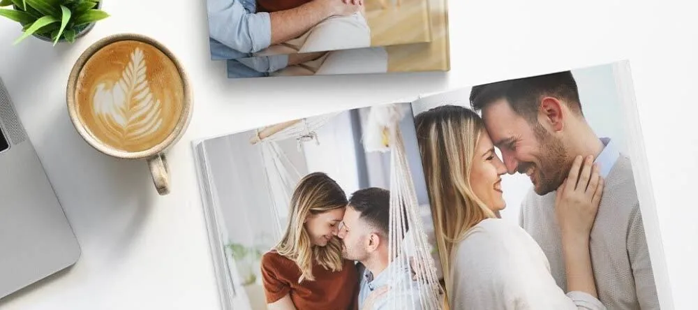 livres photo sur la table