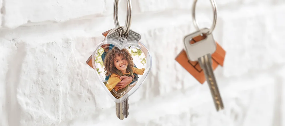 maquette de Porte-clés comme cadeau pour les couples