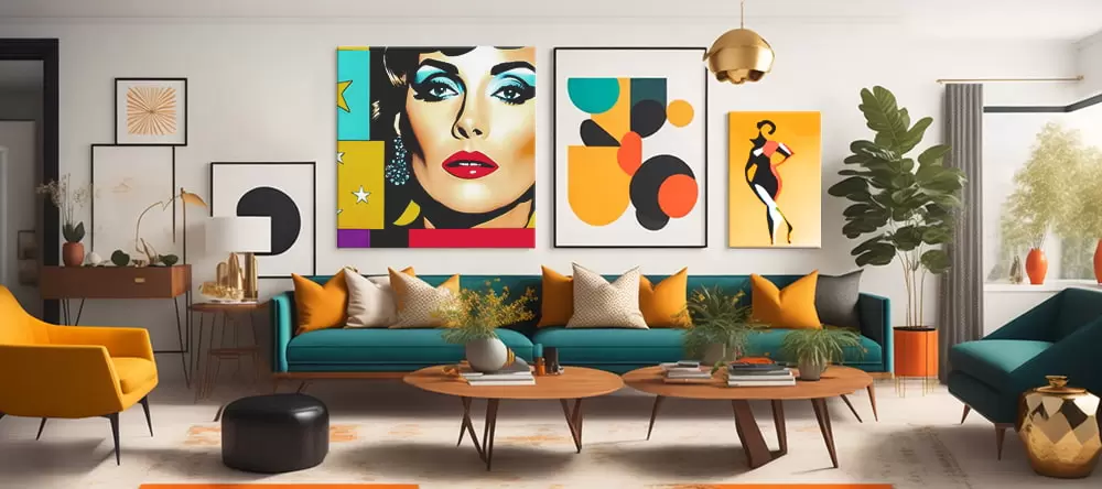 Impressions sur toile inspirées du Pop Art