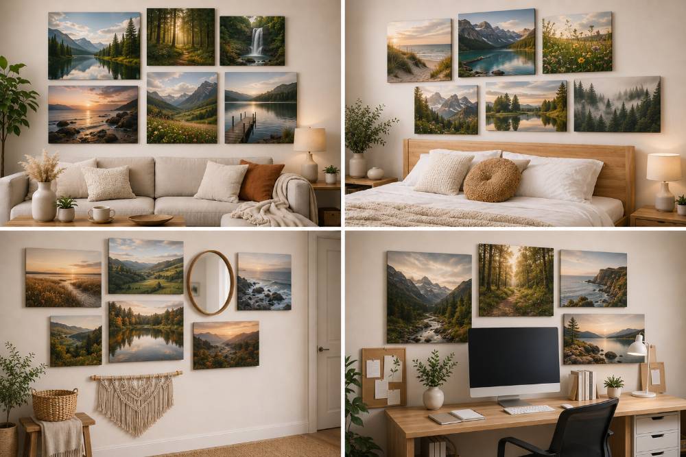 Idées mur galerie par pièce