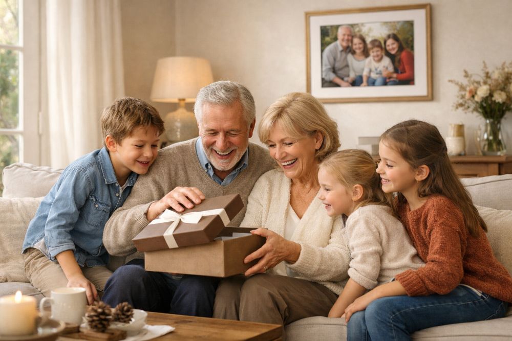 Idées de cadeaux pour mamie et papy