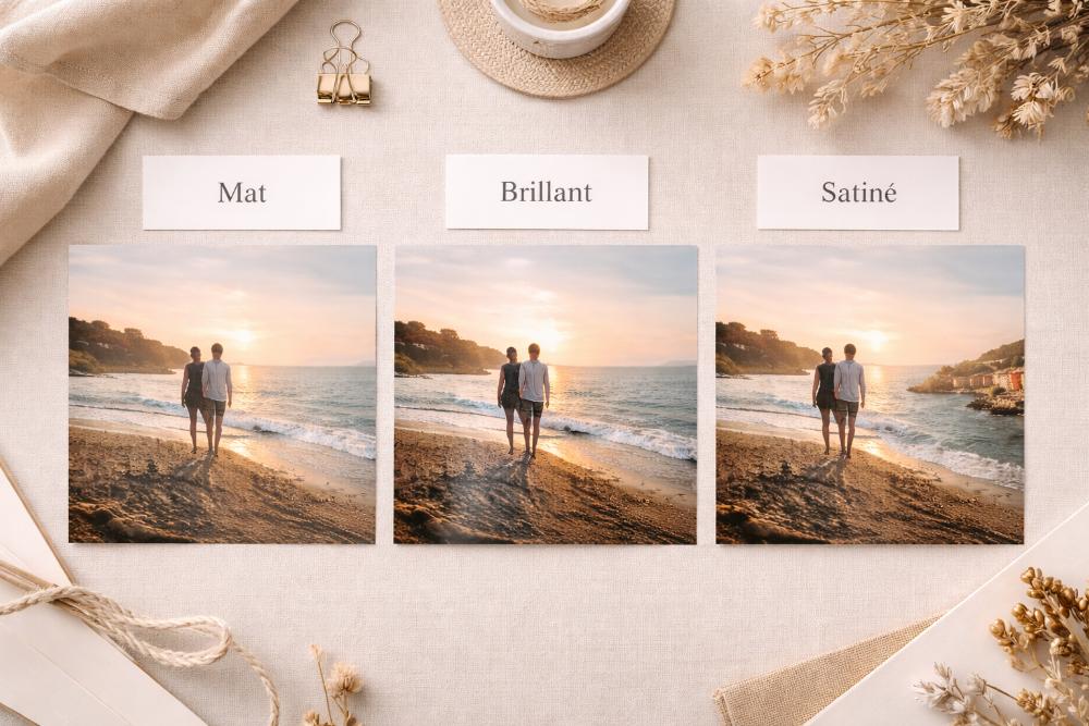 Sélection de photos pour l'album de mariage