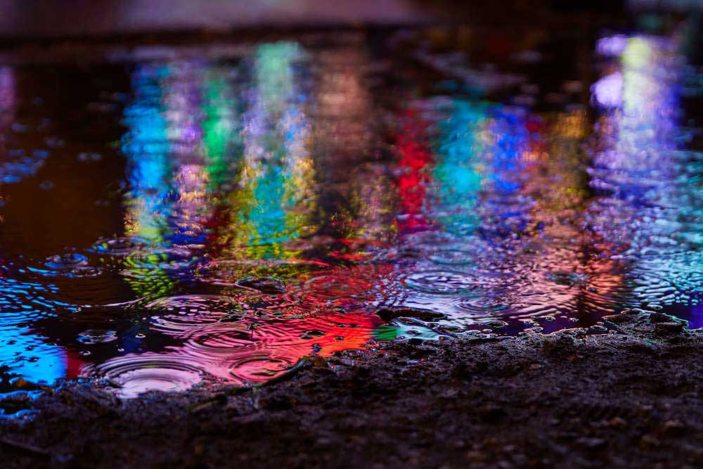 puddle reflection