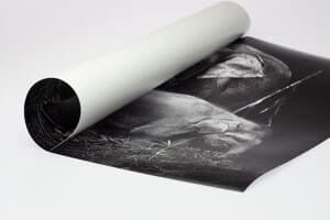 Gerolltes Fotoposter