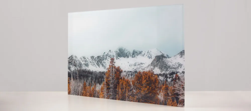 Acrylglas reinigen - Wandbild stehend