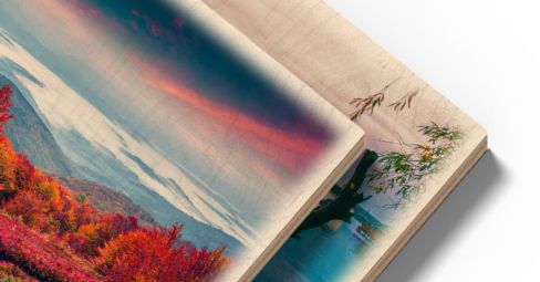 Deko-Trends 2025 - Holzblock