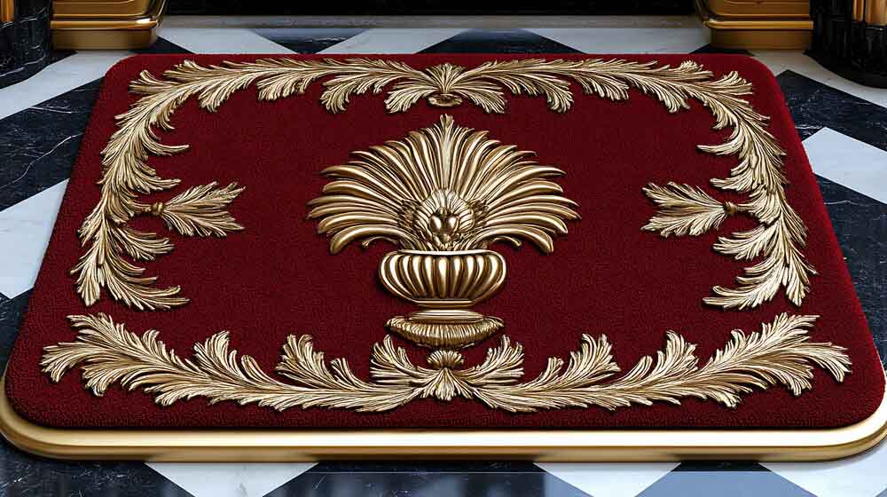 Personalized doormat with a welcoming message, a unique housewarming gift