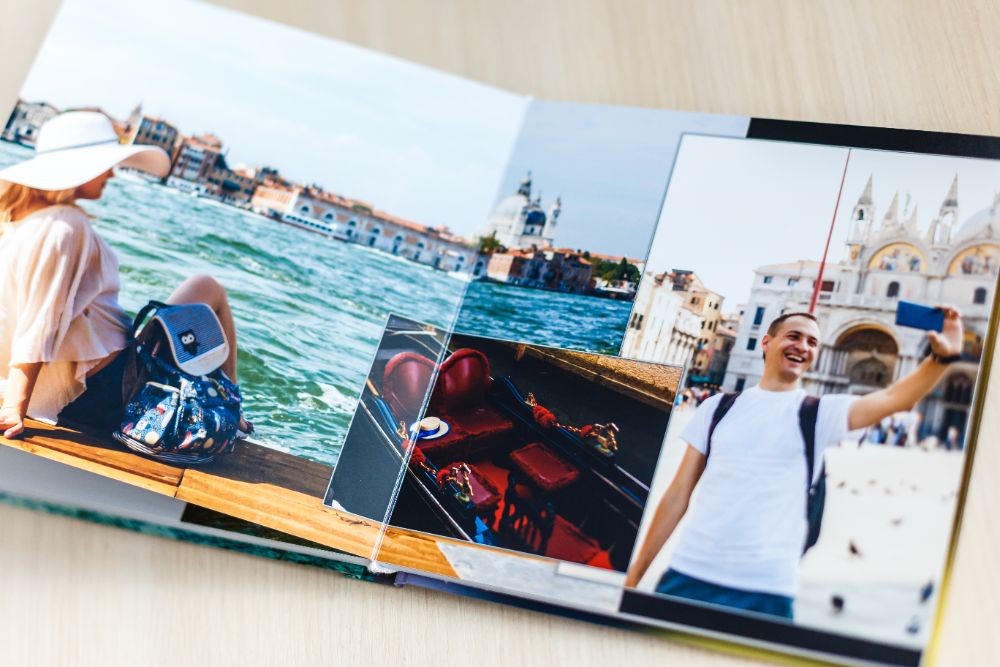 A premium photo book filled with memories