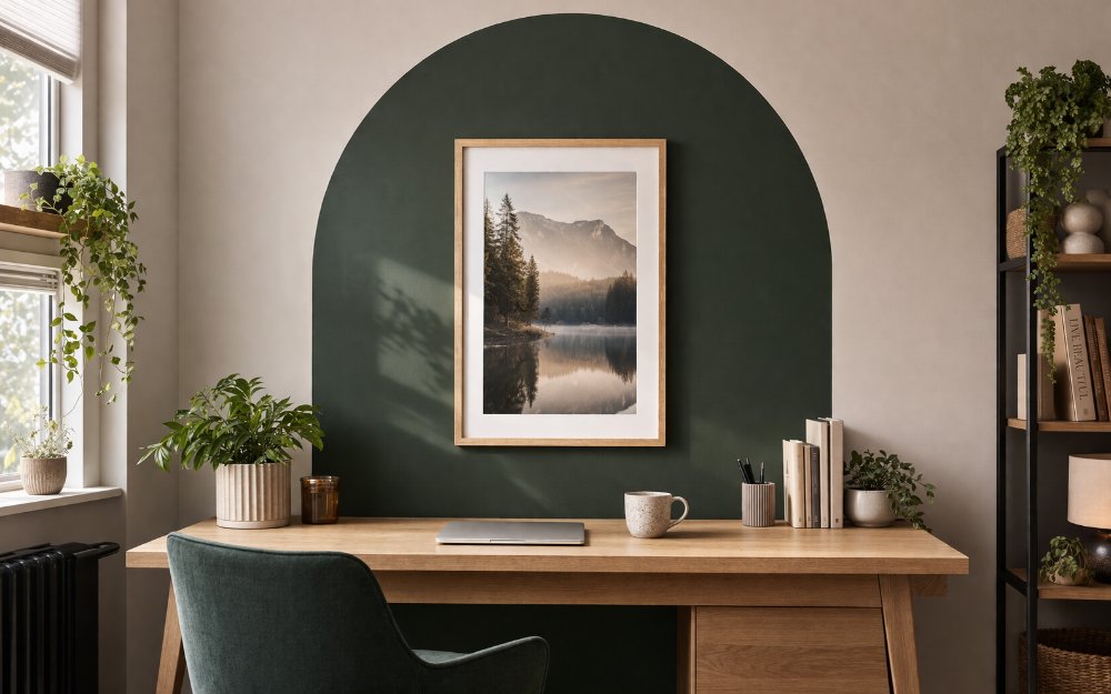 Wallpaper and paint ideas for office