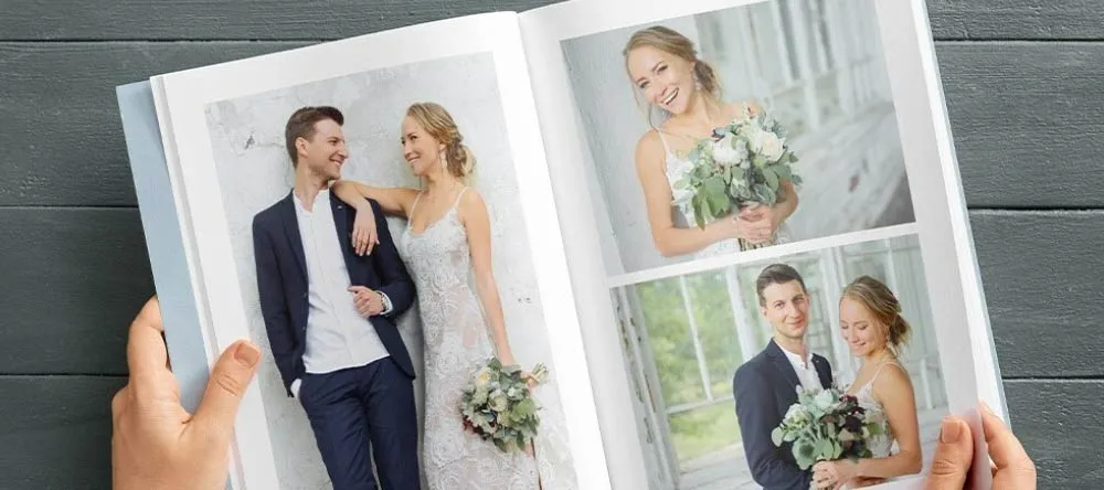 How to Make a Photobook. Beautiful personalised wedding photo album.